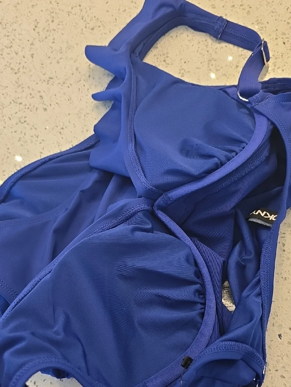 DKNY tummy control Ruffle One Piece Bathing Suit - Small - Picture 10 of 10